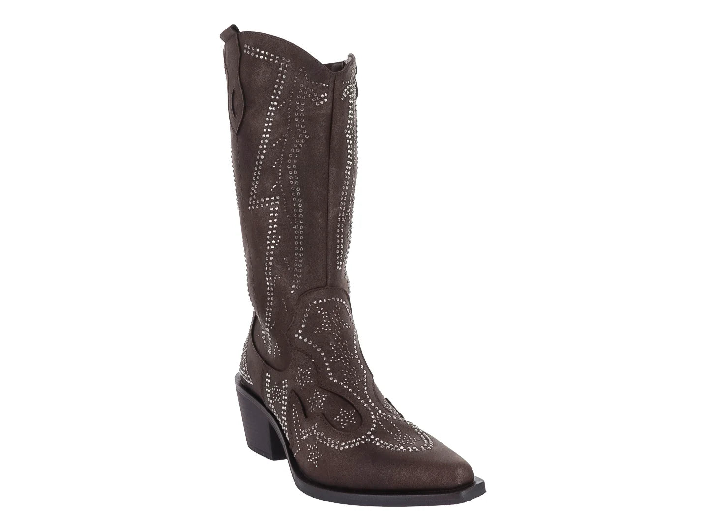 Botas Vaqueras Roze Marrón para Mujer