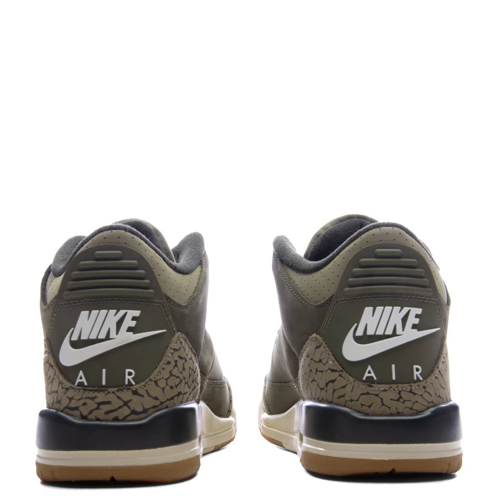 Air Jordan 3 Retro Family Affair GS Medium Olive Neutral Olive Sequoia