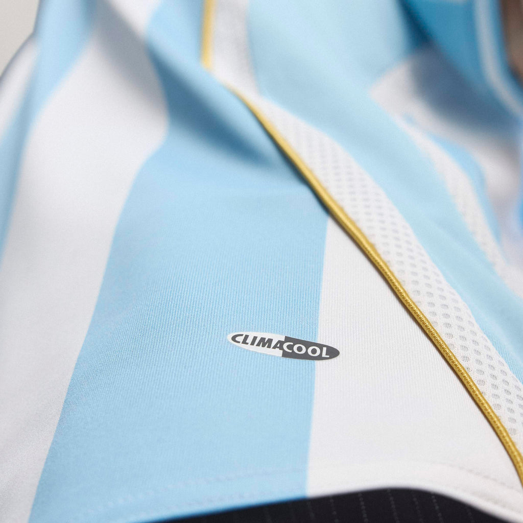 adidas Argentina Home Mens Soccer Jersey 2006 White Blue