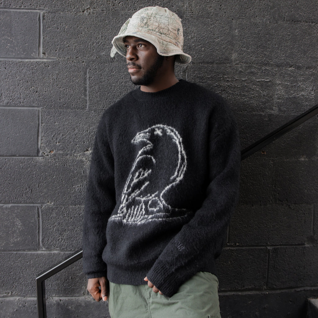 Two 18 Mohair Raven Sweater Black