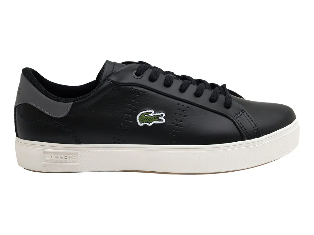 Tenis Lacoste Powercourt Negro para Hombre