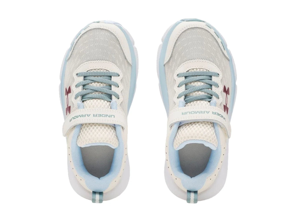 Tenis Under Armour UA GPS Assert 10 Gris y Rosa para Niña