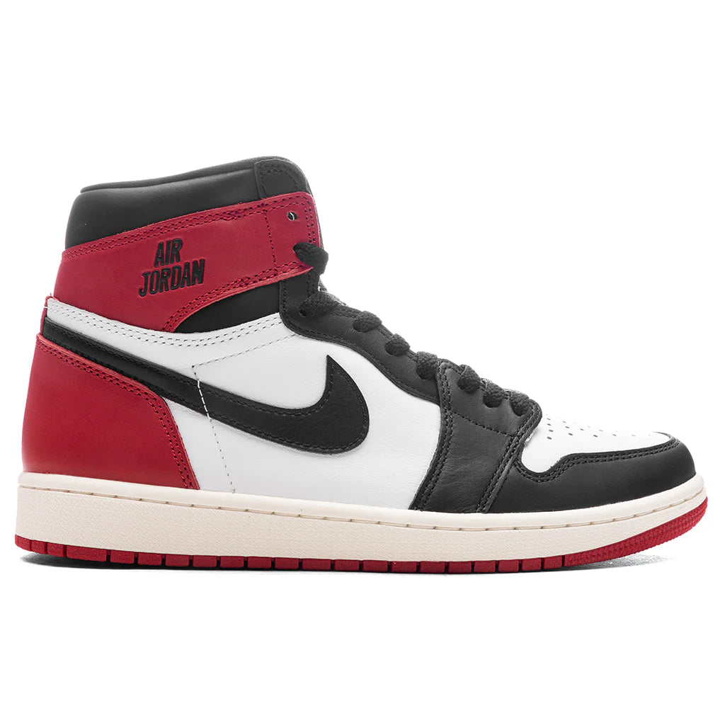 Air Jordan 1 Retro High OG Black Toe Reimagined White Black Varsity Red Sail
