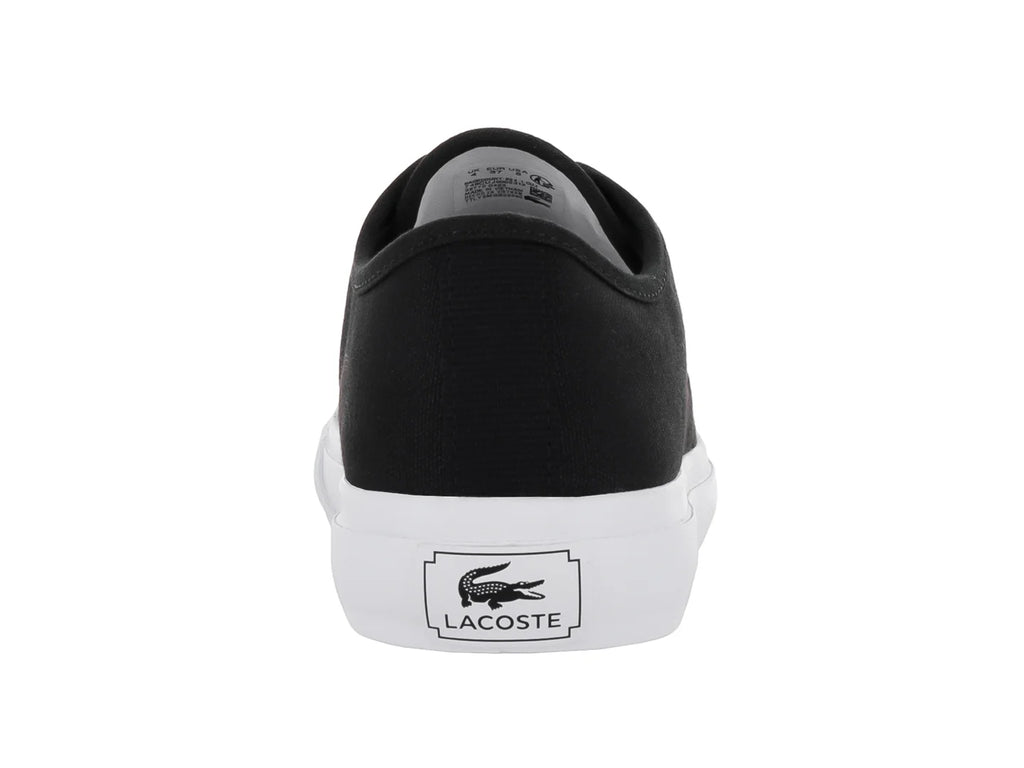 Tenis Lacoste Backcourt 224 Negro y Blanco para Niño