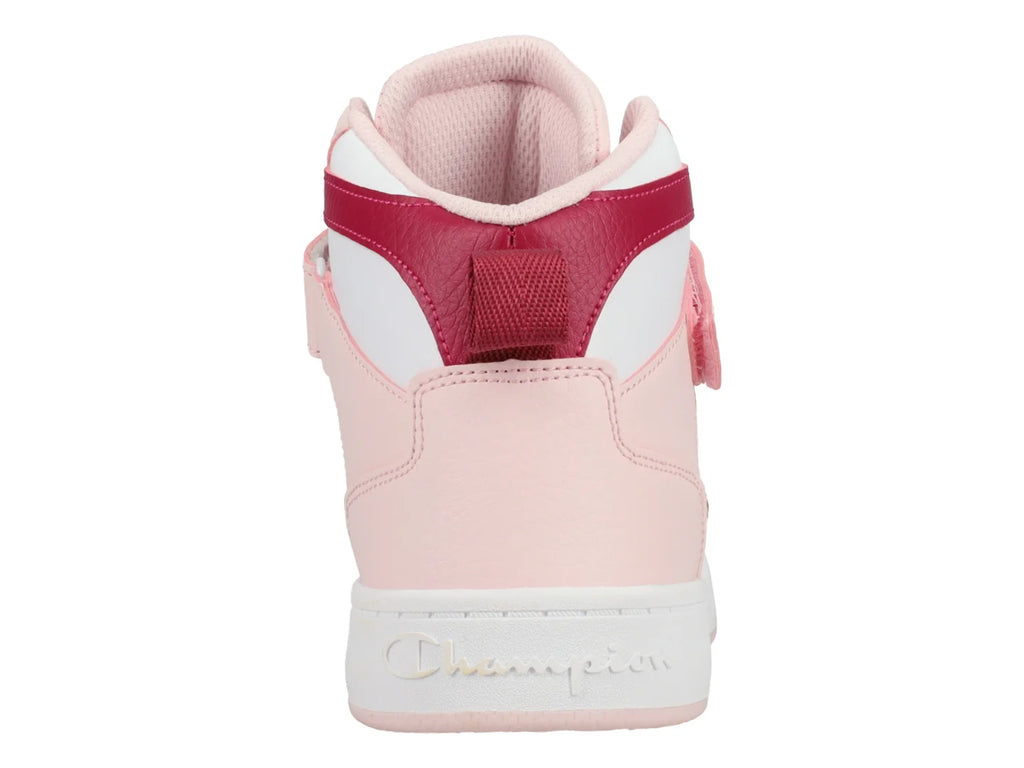Tenis Champion Arena Power Hi Blanco y Rosa para Mujer