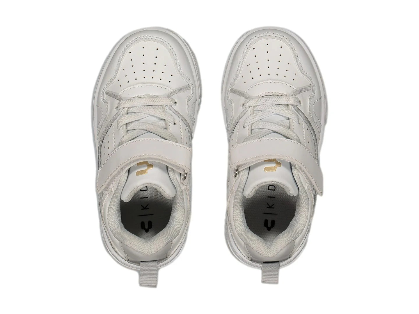 Tenis Charly Blancos con Oro para Niña