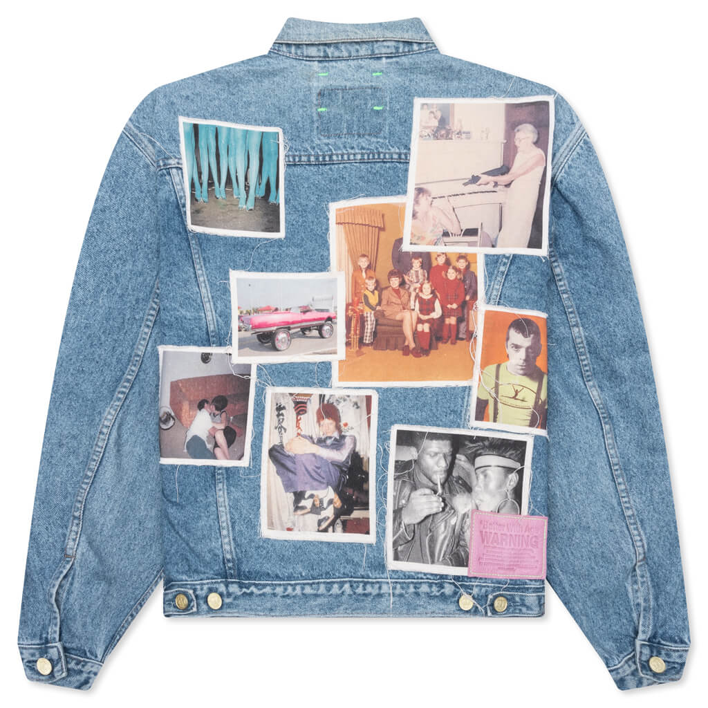 Portrait Denim Jacket Multi