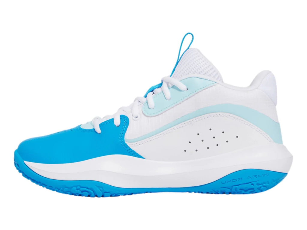 Tenis Under Armour Lockdown 7 Blanco y Azul para Hombre