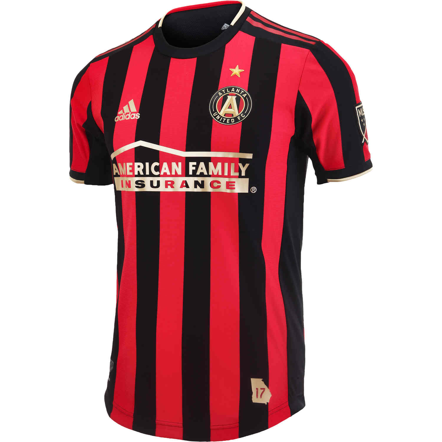 adidas Mens Atlanta United Authentic Home Jersey 19