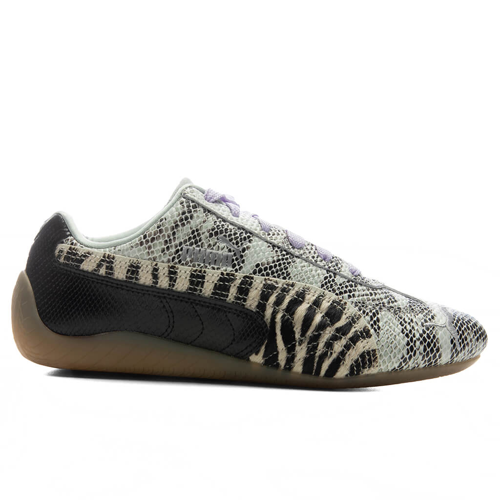 Womens Speedcat Mixed Feel PUMA Black Cashew Brown Light Lavender