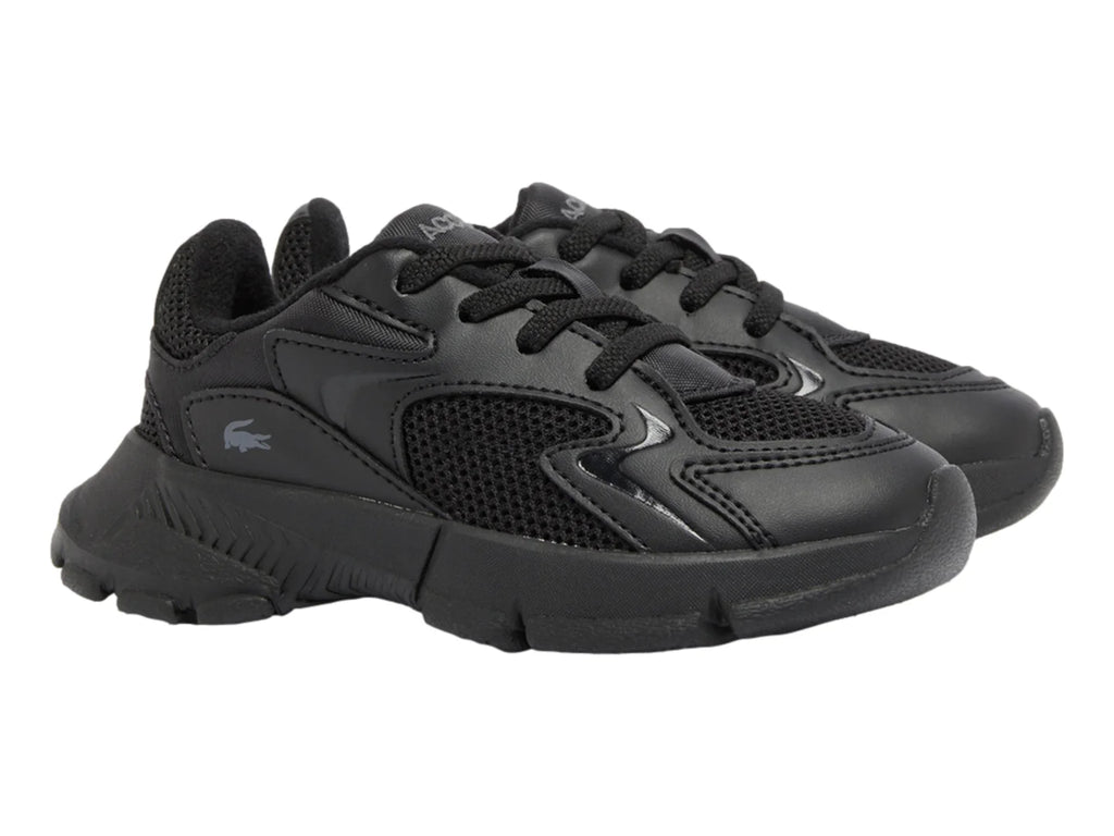 Tenis Lacoste L003 Neo Negros para Niño