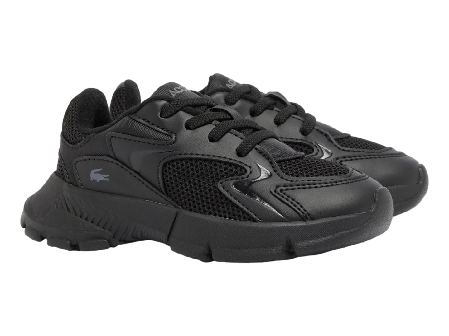 Tenis Lacoste L003 Neo Negros para Niño