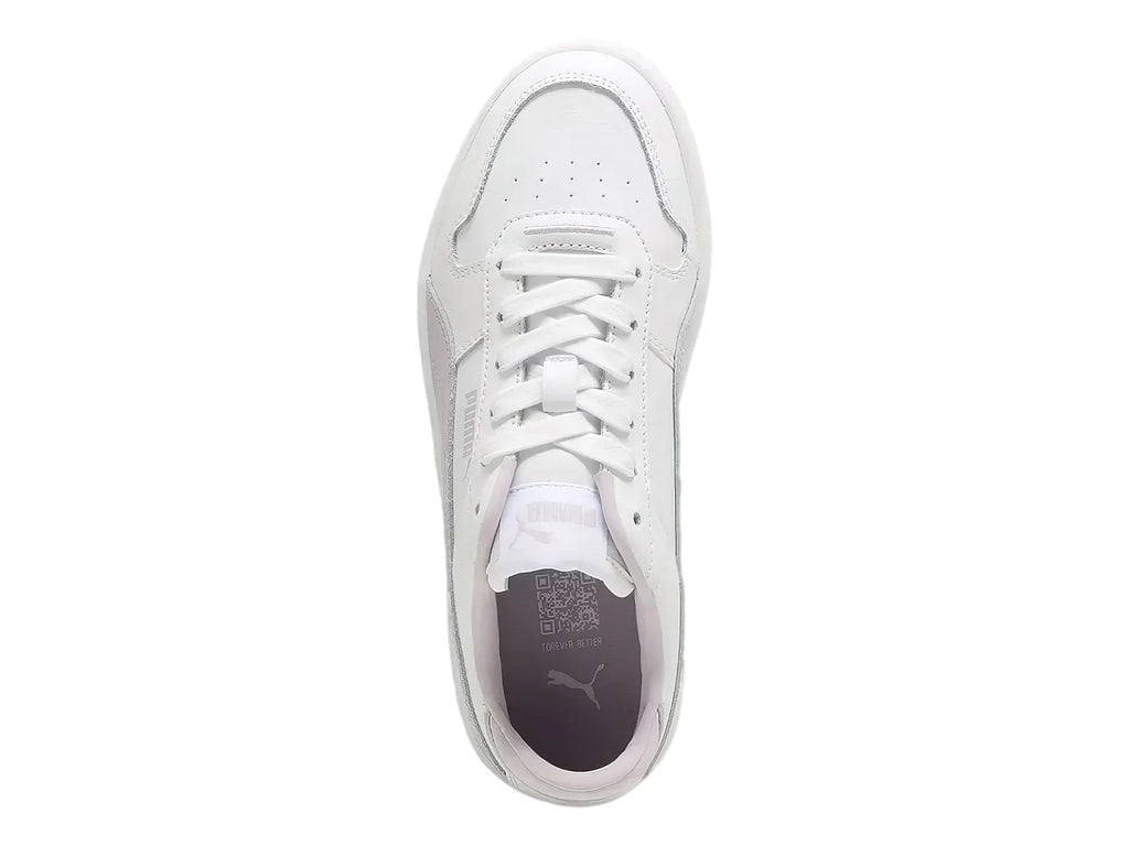 Tenis PUMA Carina Street Blanco y Lila para Niña