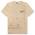 Vintage Logo Painted Tee Taupe
