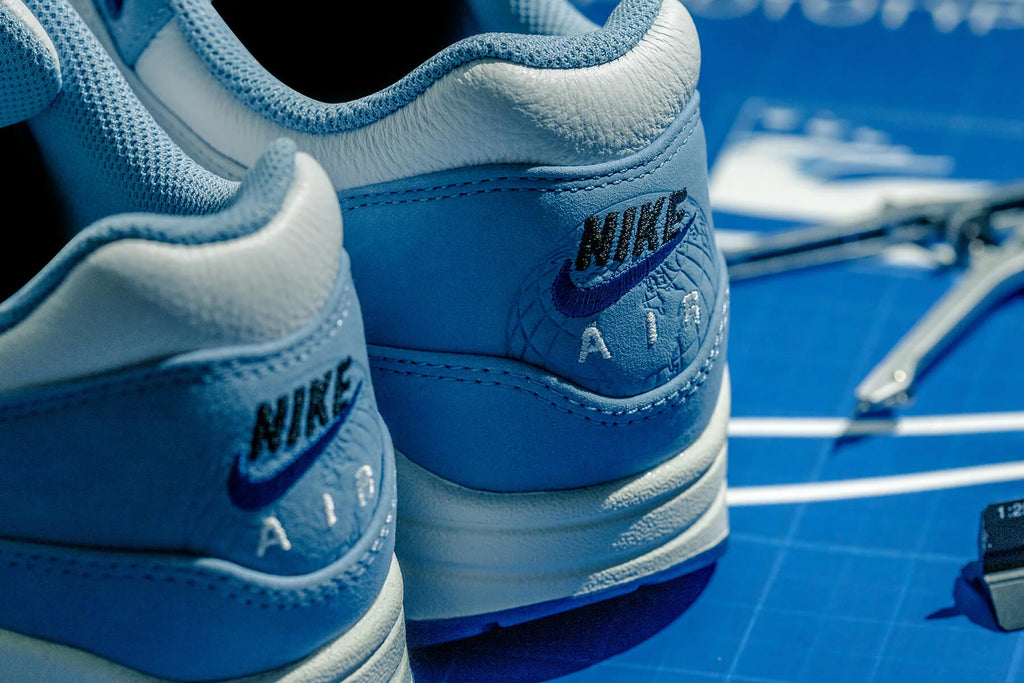 Air Max 1 PRM Blueprint White Dark Marina Blue Leche Blue