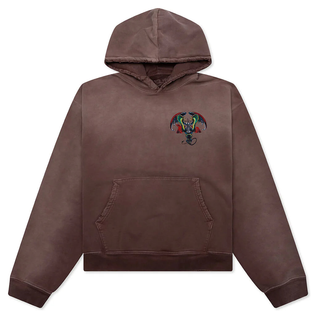 Cadu 2 Boxy Hoodie Vintage Brown