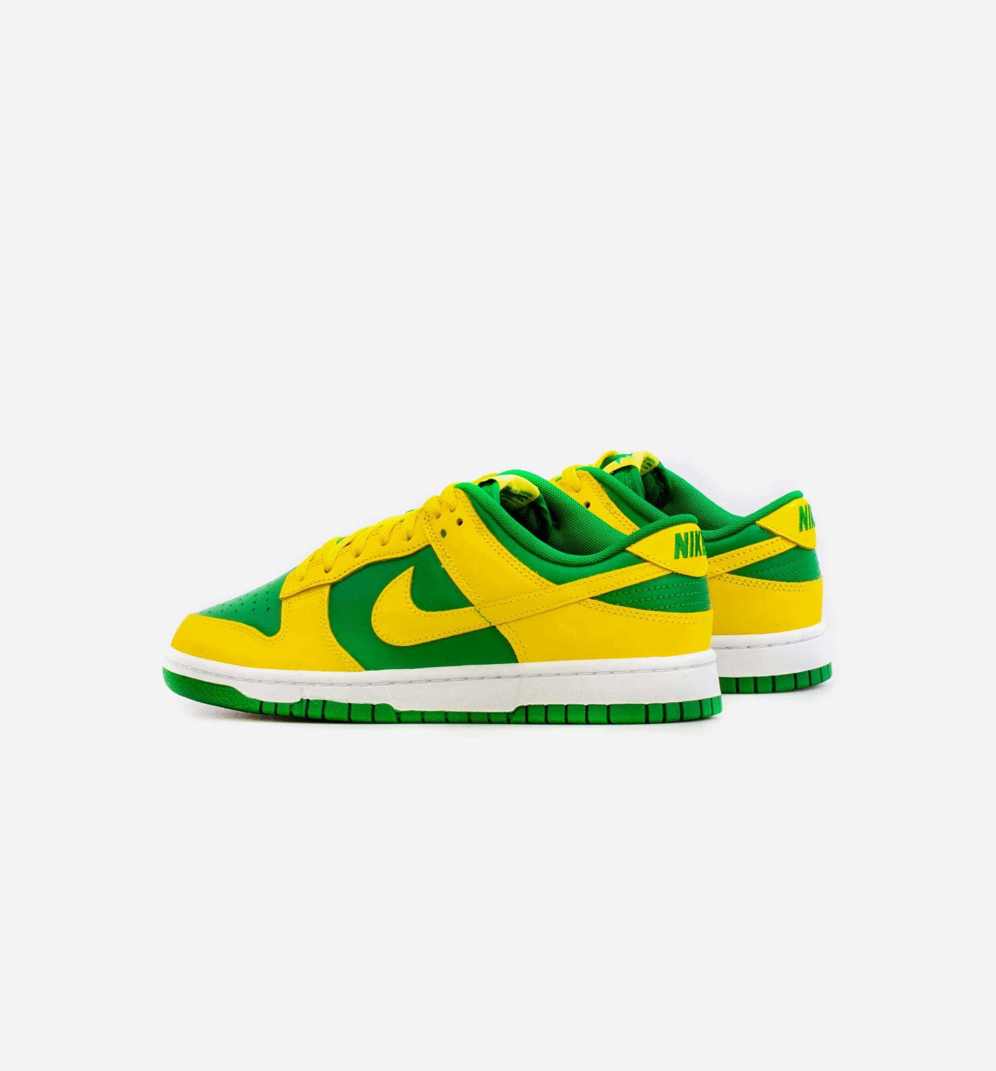 Dunk Low Reverse Brazil Mens Lifestyle Shoe Yellow Green Limit One Per Customer