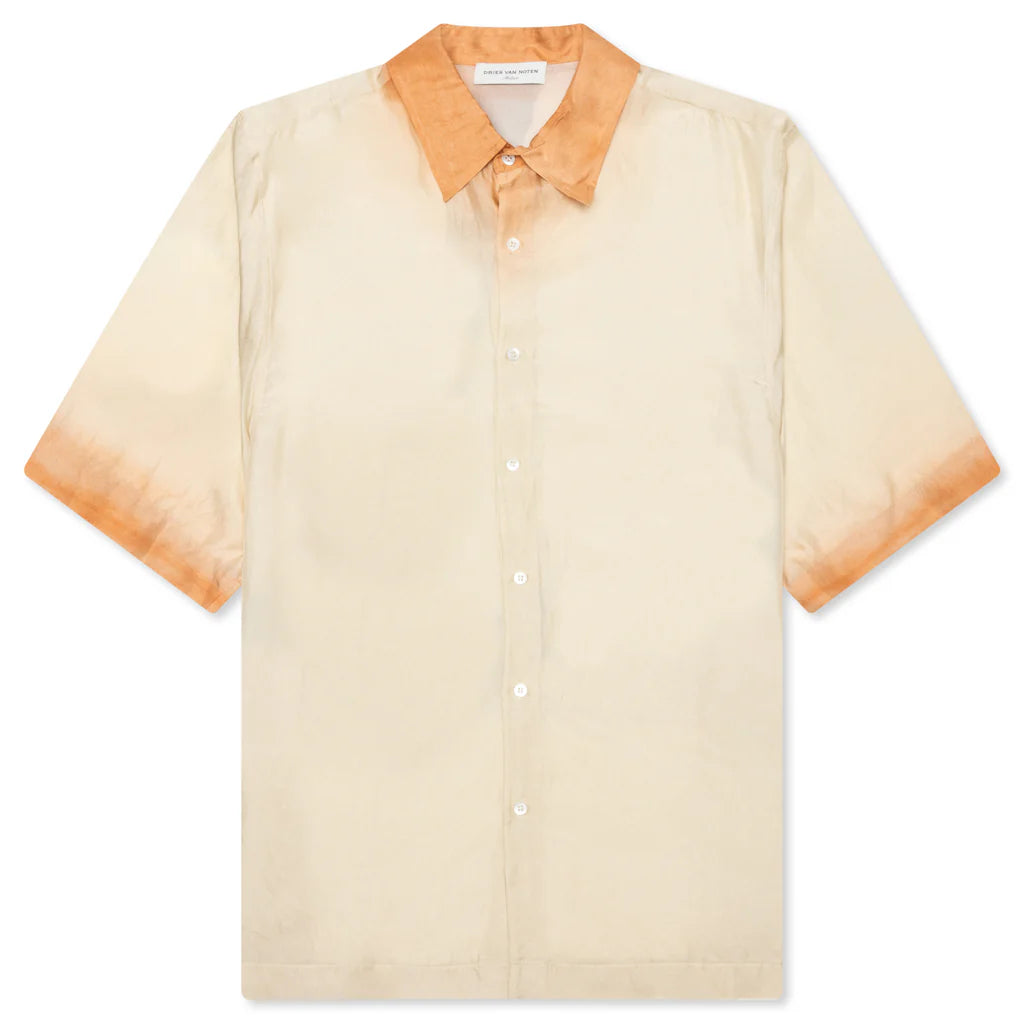 Silk Ombre Shirt Orange