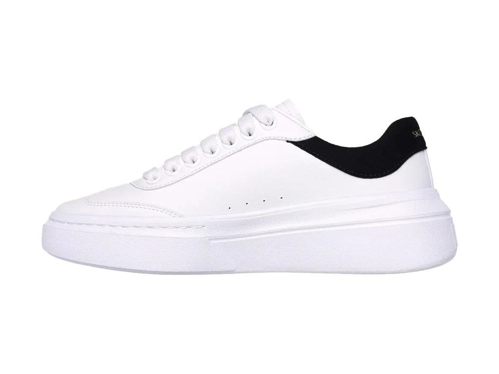 Tenis Skechers Cordova Classic Blanco y Negro para Mujer
