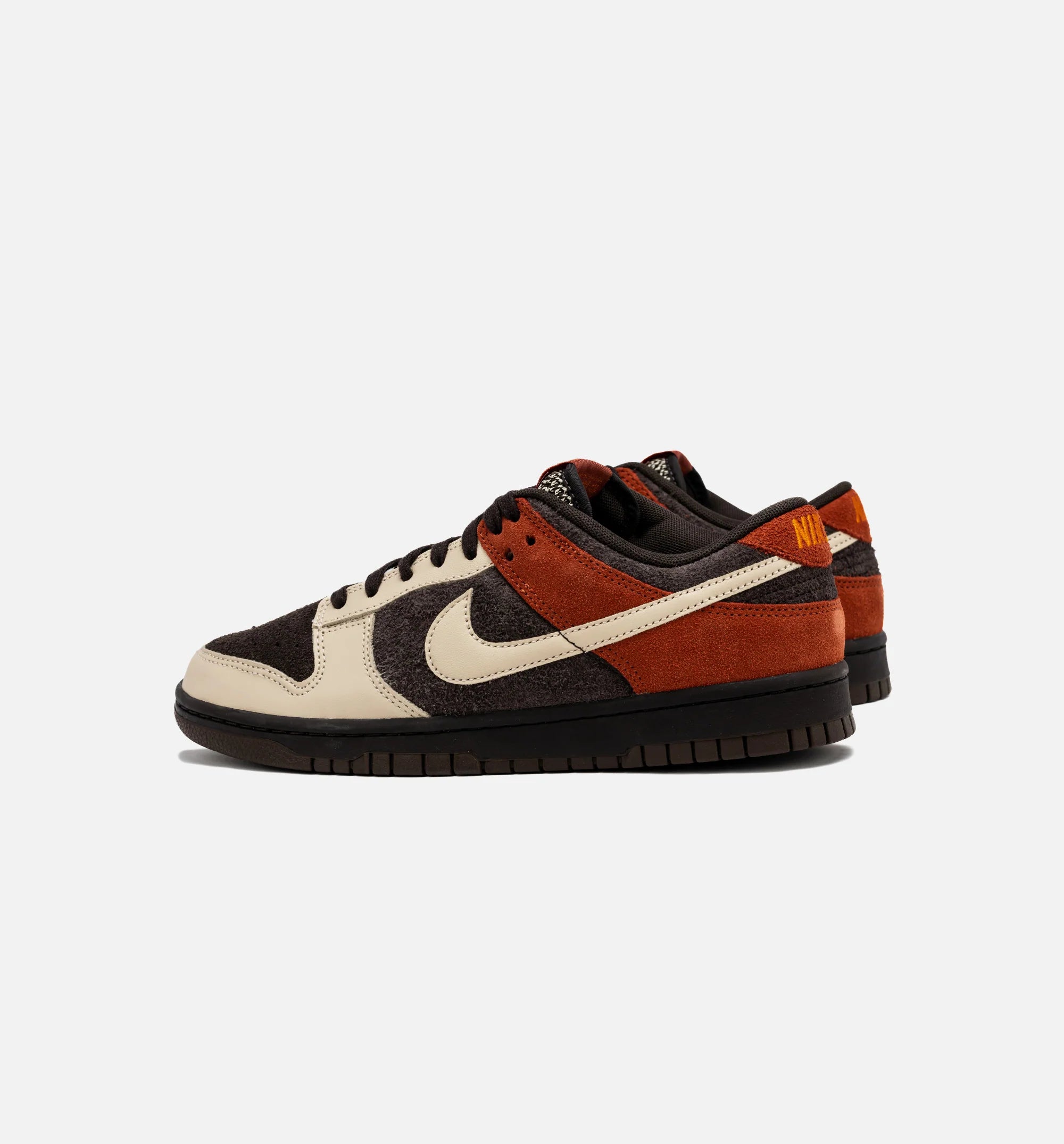 Dunk Low Red Panda Mens Lifestyle Shoe Velvet Brown Sanddrift Rugged Orange