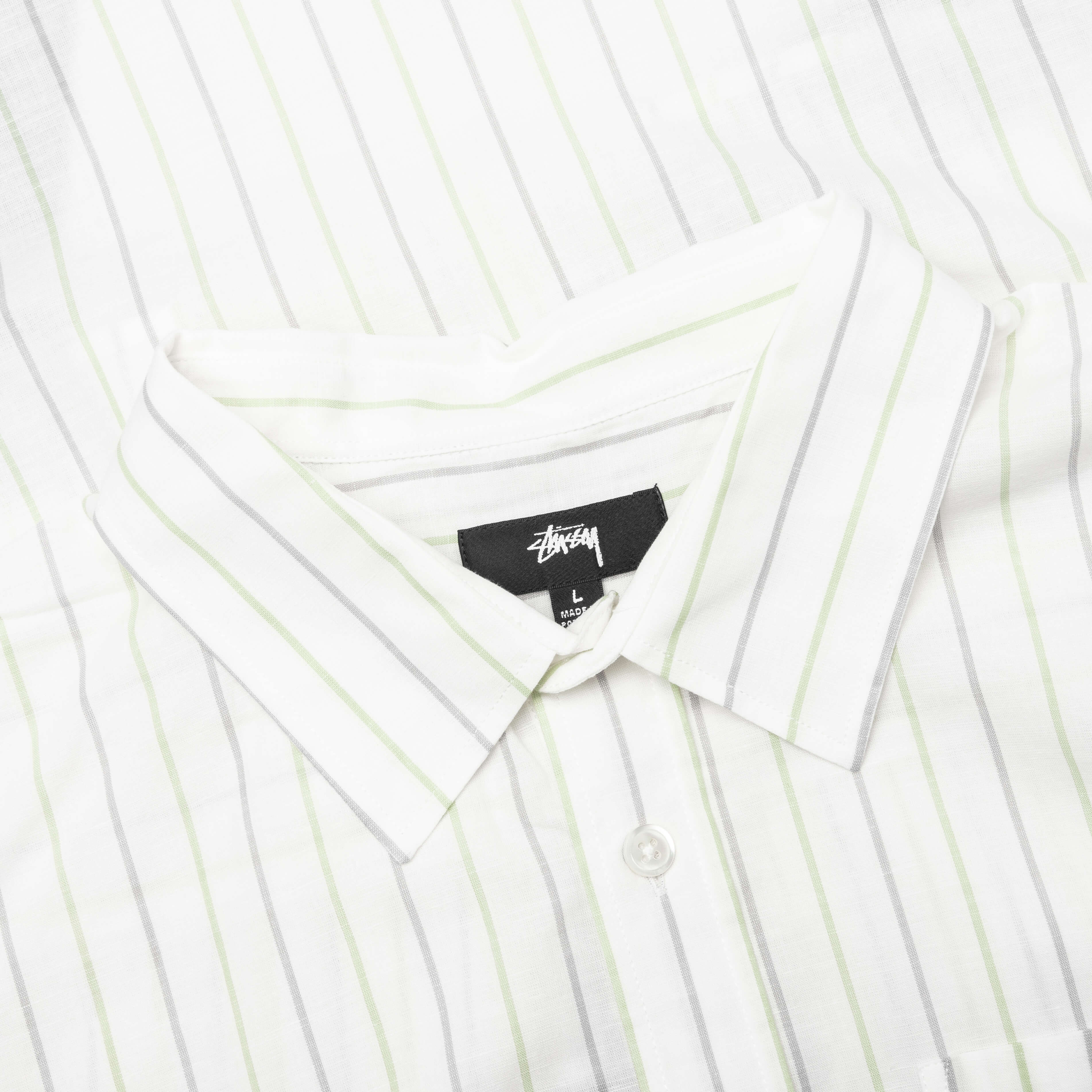 Classic L S Shirt Stripe White