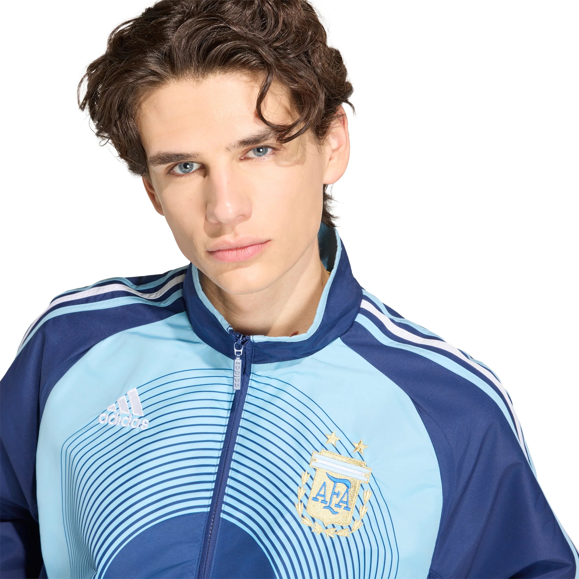 adidas Argentina Away 2006 Mens Track Top Dark Blue