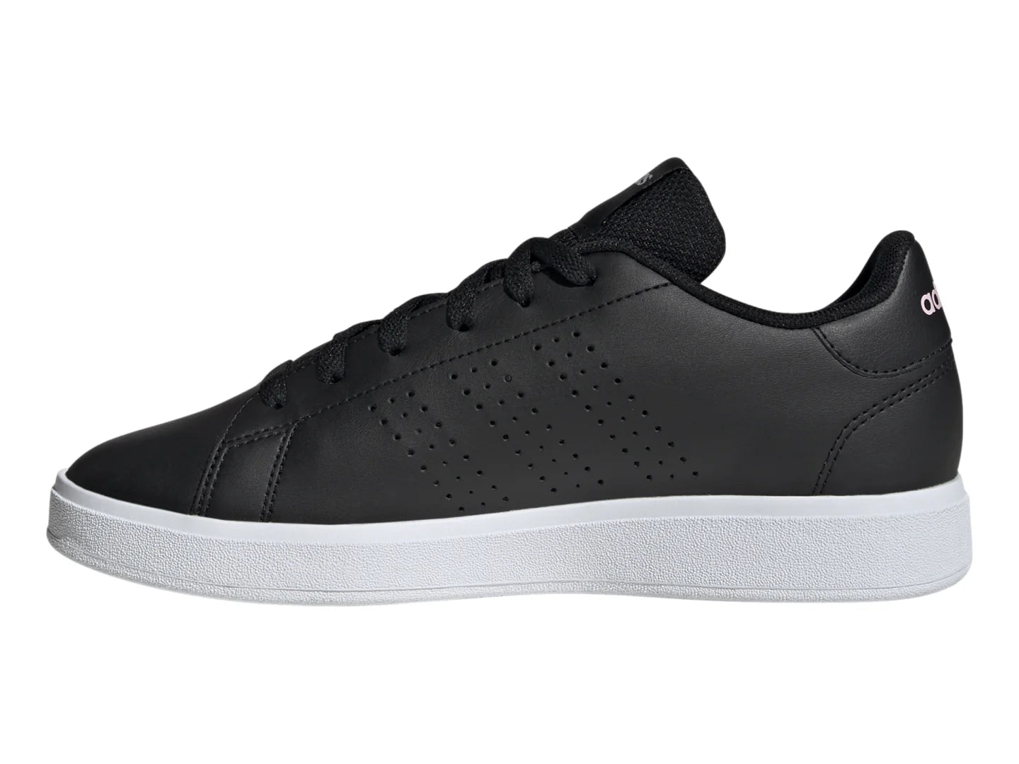 Tenis Adidas Advantage Base 20 Negro y Rosa para Mujer