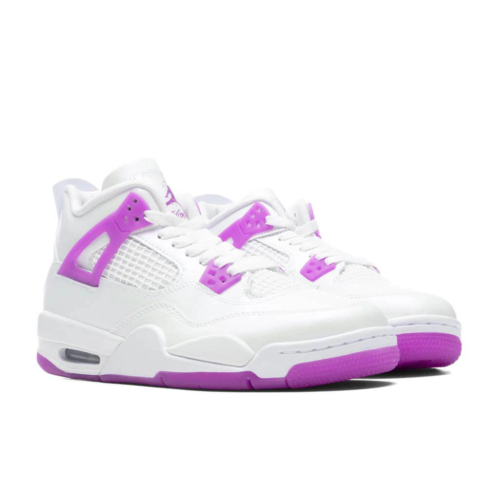 Jordan 4 Retro GS White Hyper Violet