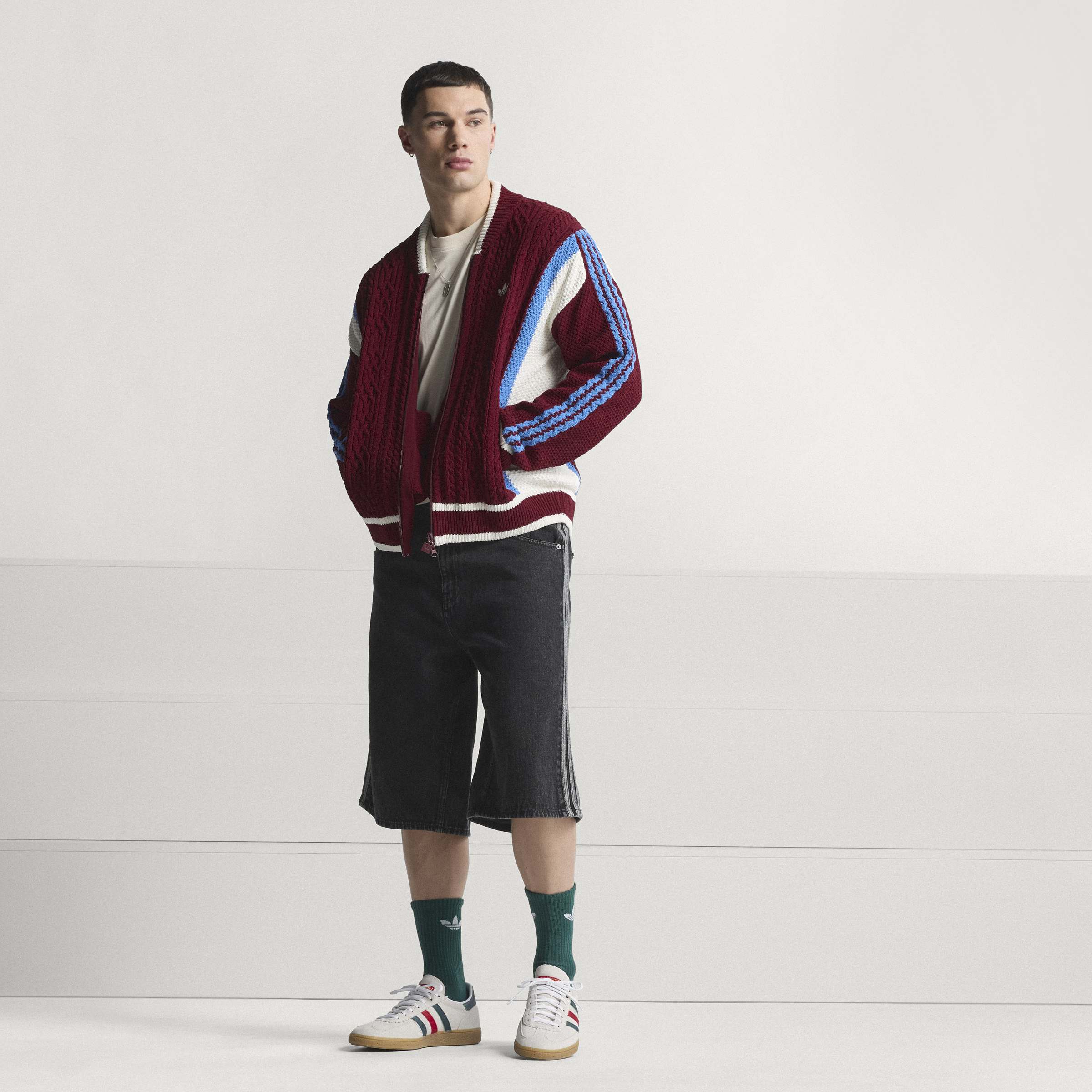 adidas Mexico Handball Spezial Shoes White Scarlet