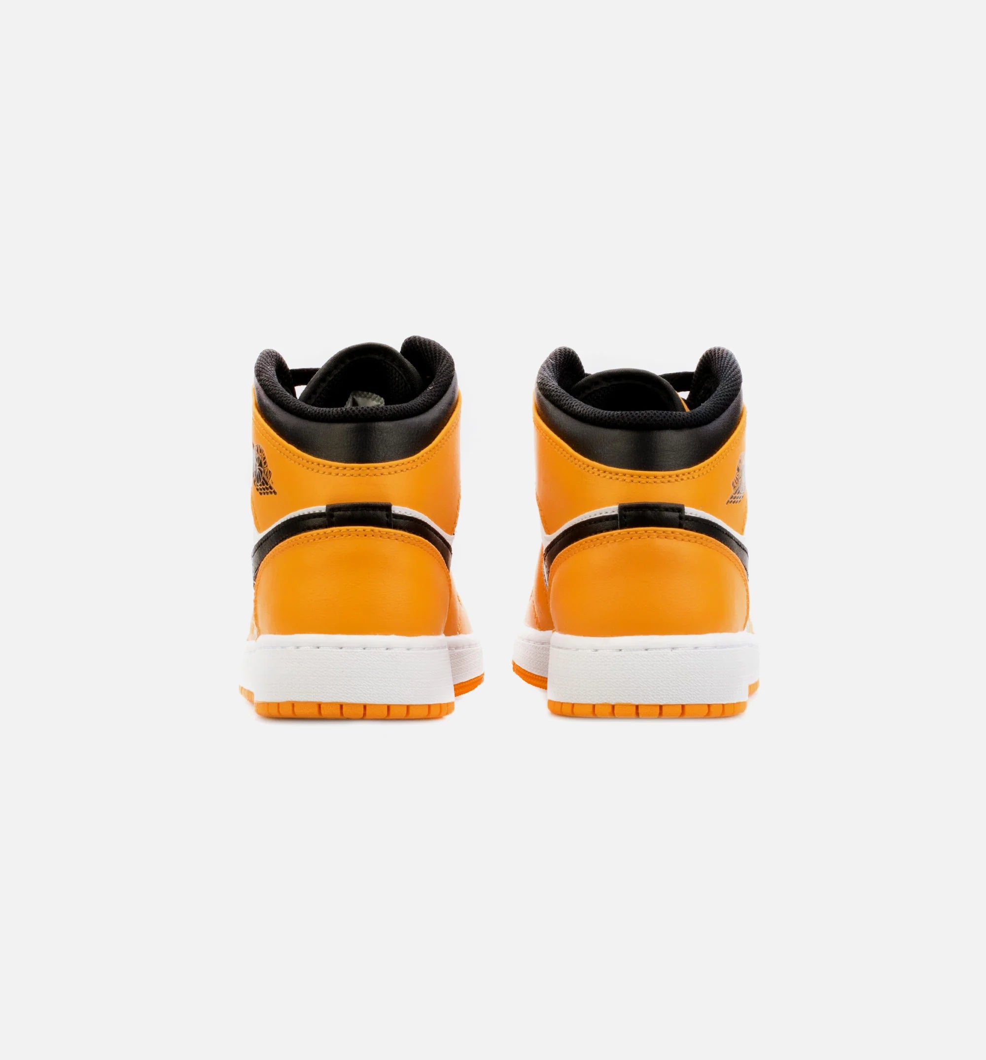 Air Jordan 1 Mid Yellow Toe Grade School Lifestyle Shoe Yellow Black