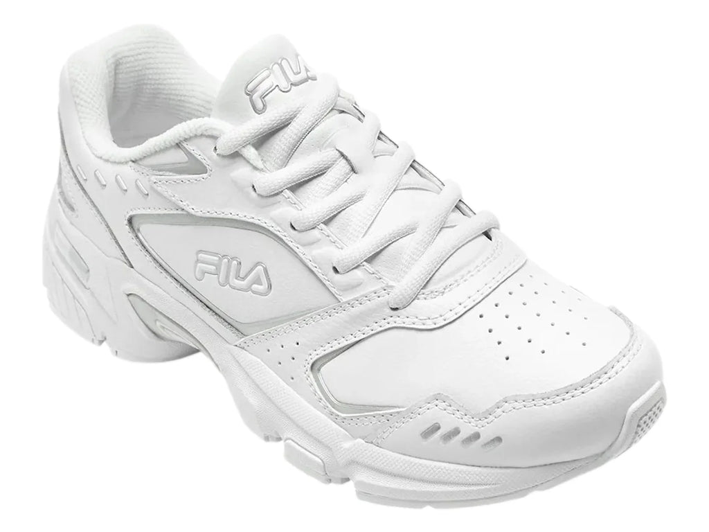 Tenis Fila Memory Decimus Blanco y Plata para Mujer