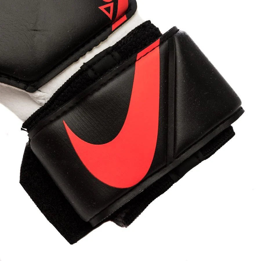 Nike Vapor Grip3 Goalkeeper Gloves White Black Bright Crimson