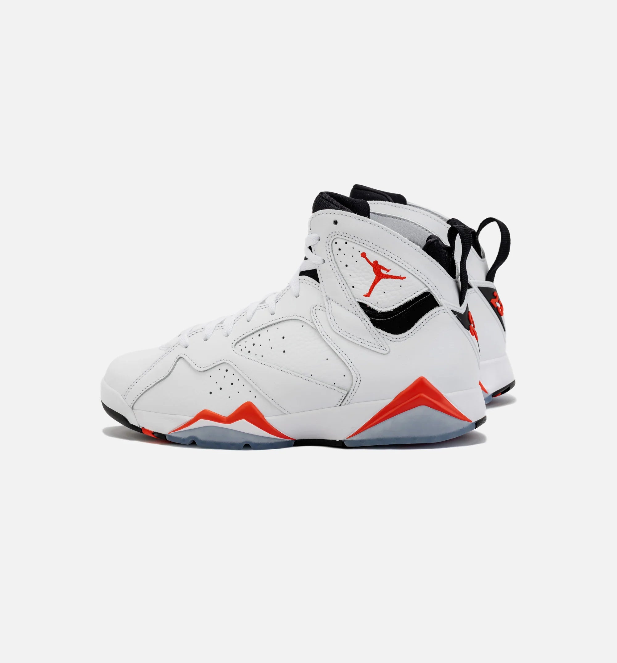 Air Jordan 7 Retro White Infrared Mens Lifestyle Shoe White Crimson