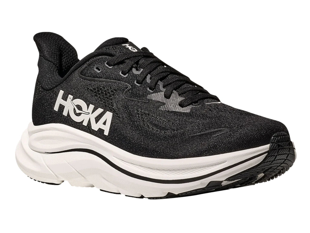 Tenis HOKA Clifton 10 Negro y Blanco para Hombre