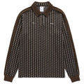 Puma x JJJJound T7 Longsleeve Polo Chocolate
