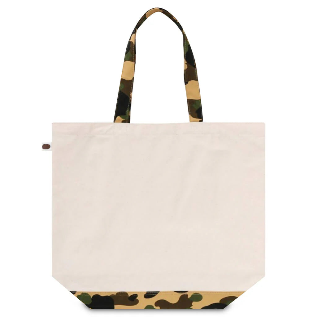 1st Camo Ape Head Tote Bag Ivory