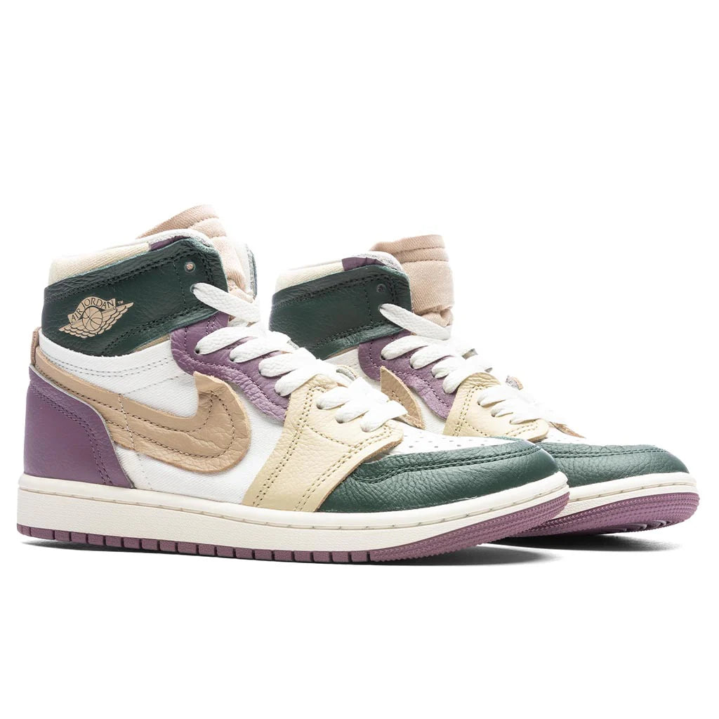 Womens Air Jordan 1 High MM Galactic Jade Desert Sail