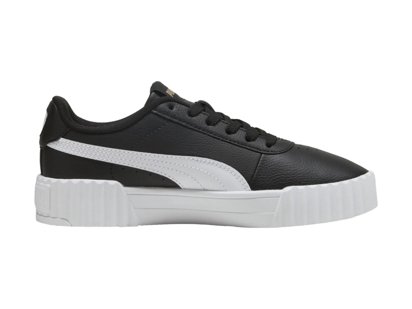 Tenis PUMA Carina 30 Negro y Dorado para Mujer