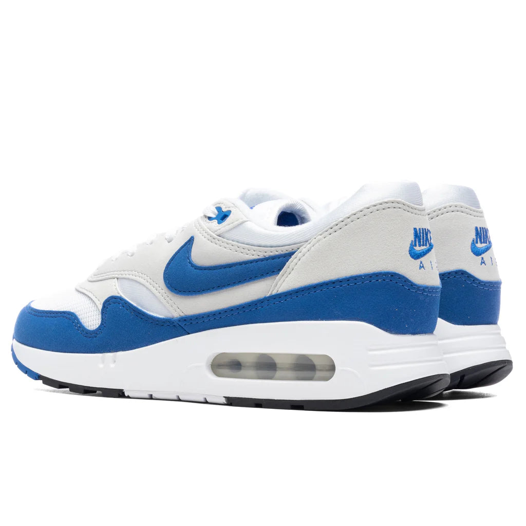 Womens Air Max 1 86 Premium Royal White Royal Blue Light Neutral Grey Black