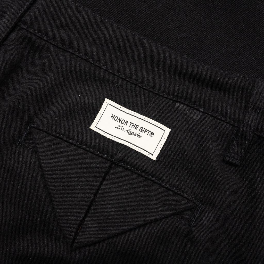 Peace Print Trouser Pant Black