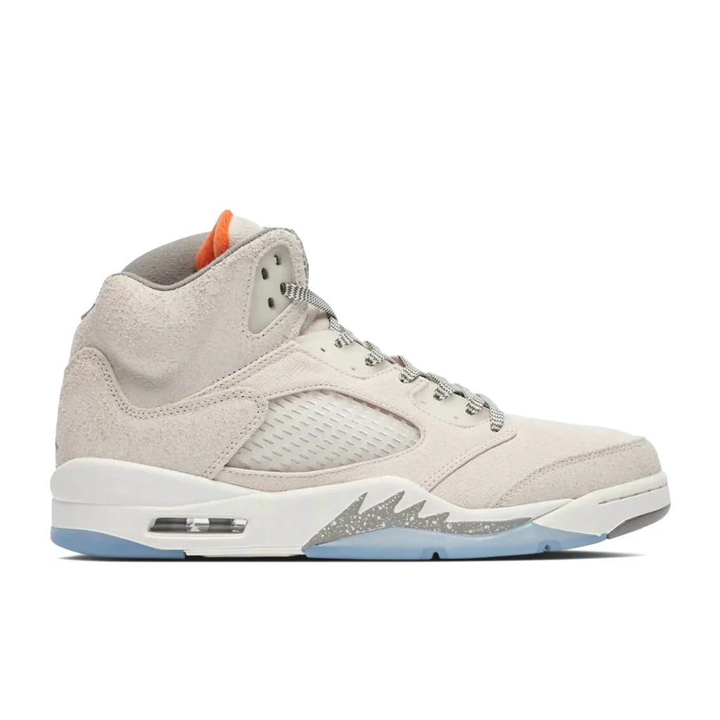 Air Jordan 5 Retro SE Craft GS Light Orewood Brown Safety Orange Flat Pewter