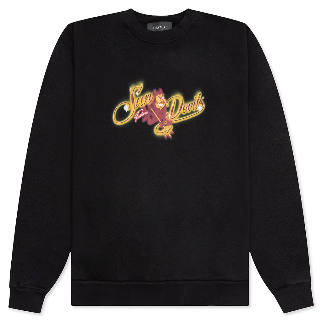 Feature x ASU Glowing Devils Crewneck Black