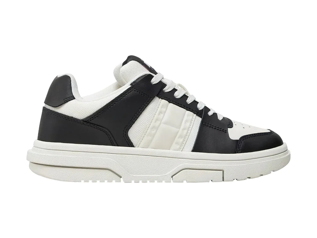 Tenis Tommy Hilfiger The Brooklyn Negro y Blanco para Mujer