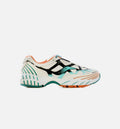 Grid Web Mens Running Shoe Tan Black Blue