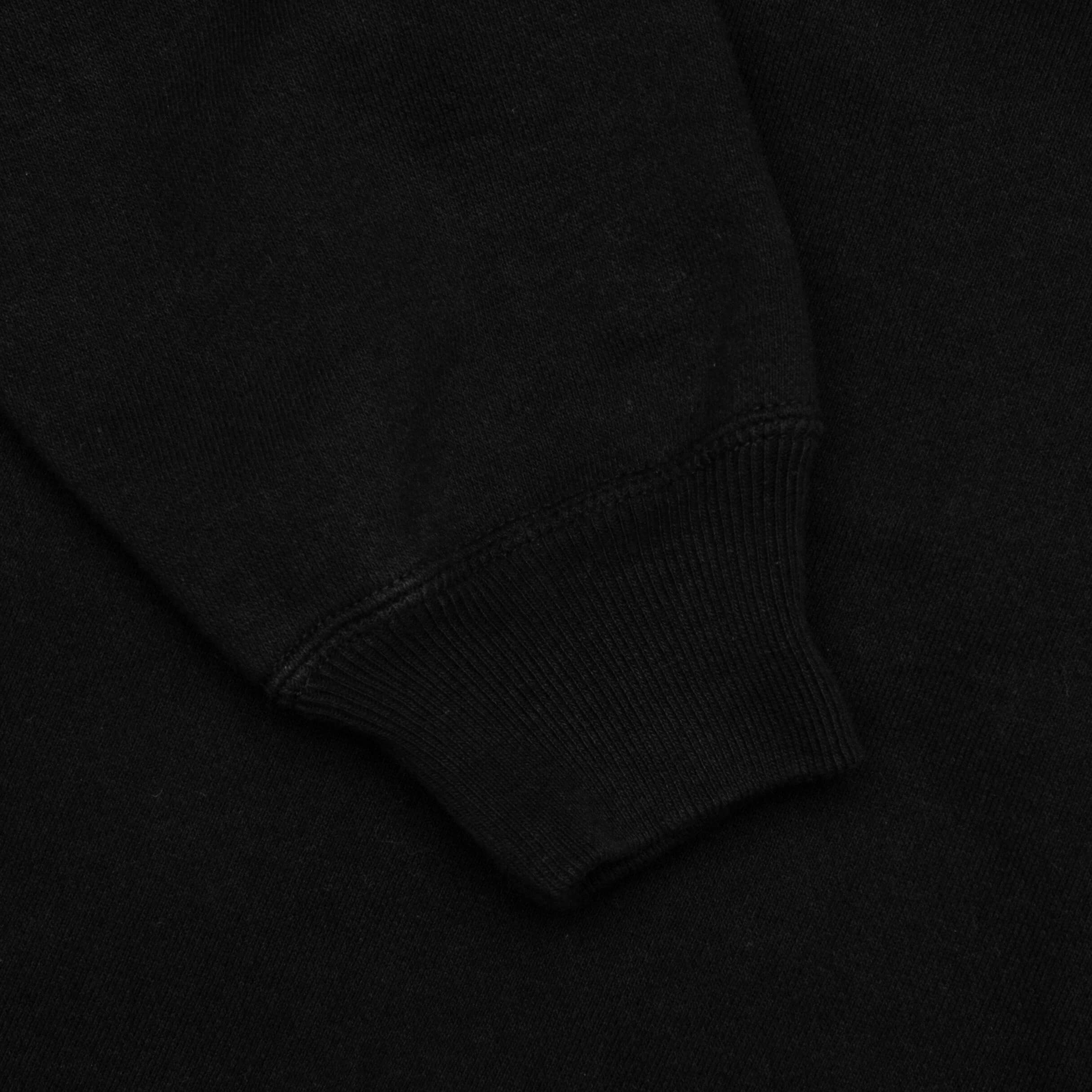 Ribbon Saint Hoodie Black