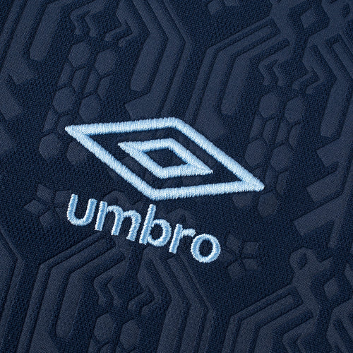 Umbro Guatemala Away Long Sleeve Mens Soccer Jersey 26 Navy