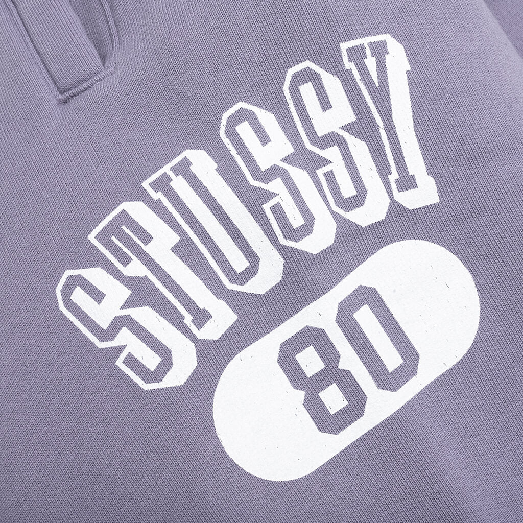 Stussy 80 Fleece Pant Ash Purple