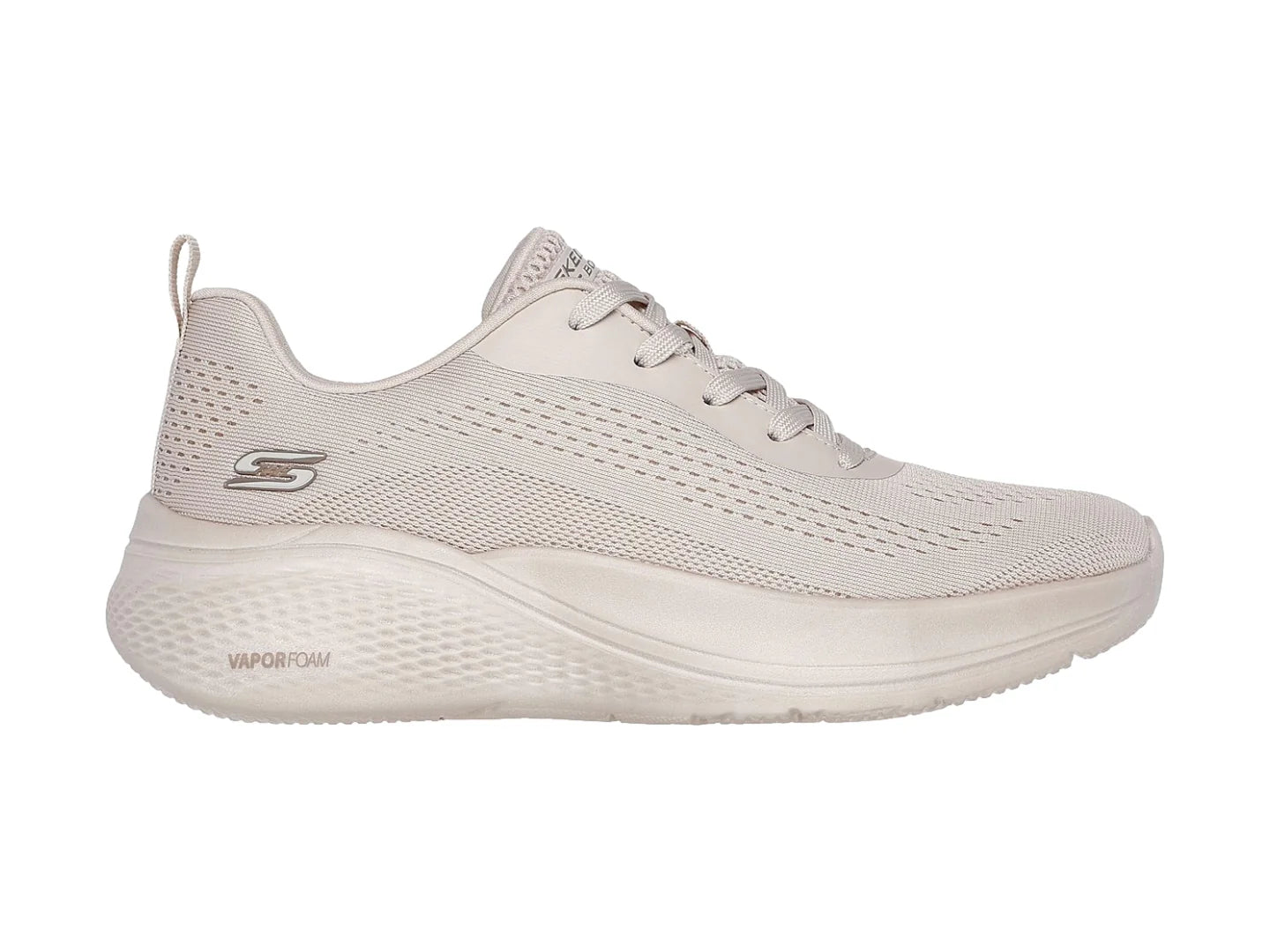 Tenis Skechers BOBS Infinity Beige para Mujer