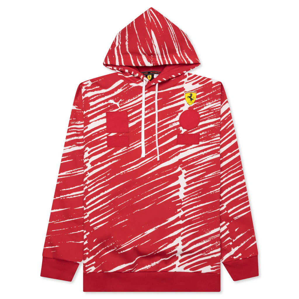 Puma x Joshua Vides Ferrari Hoodie Red