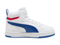 Tenis PUMA Caven 20 Mid Blanco y Azul para Niño